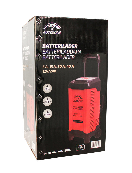 Batterilader 5-15-30-40 A/12-24 V - Autozone